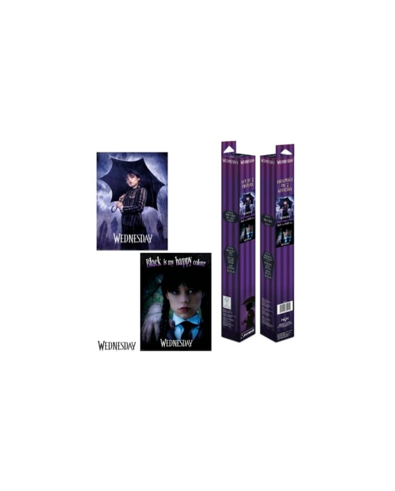 WEDNESDAY - Wednesday Addams - 2 Posters 52 x 38cm Set