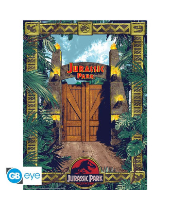 JURASSIC PARK - Gates and Biodiversity - Set 2 chibi posters '52x38'