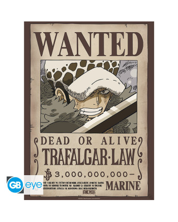 ONE PIECE - Wanted Law & Kid - Set 2 posters '52x38'