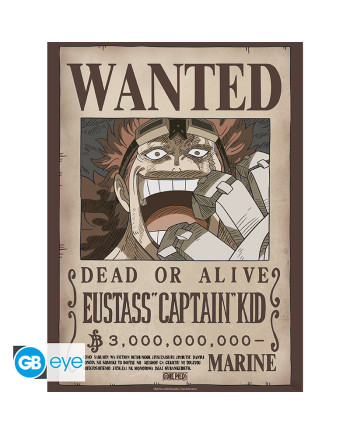 ONE PIECE - Wanted Law & Kid - Set 2 posters '52x38'