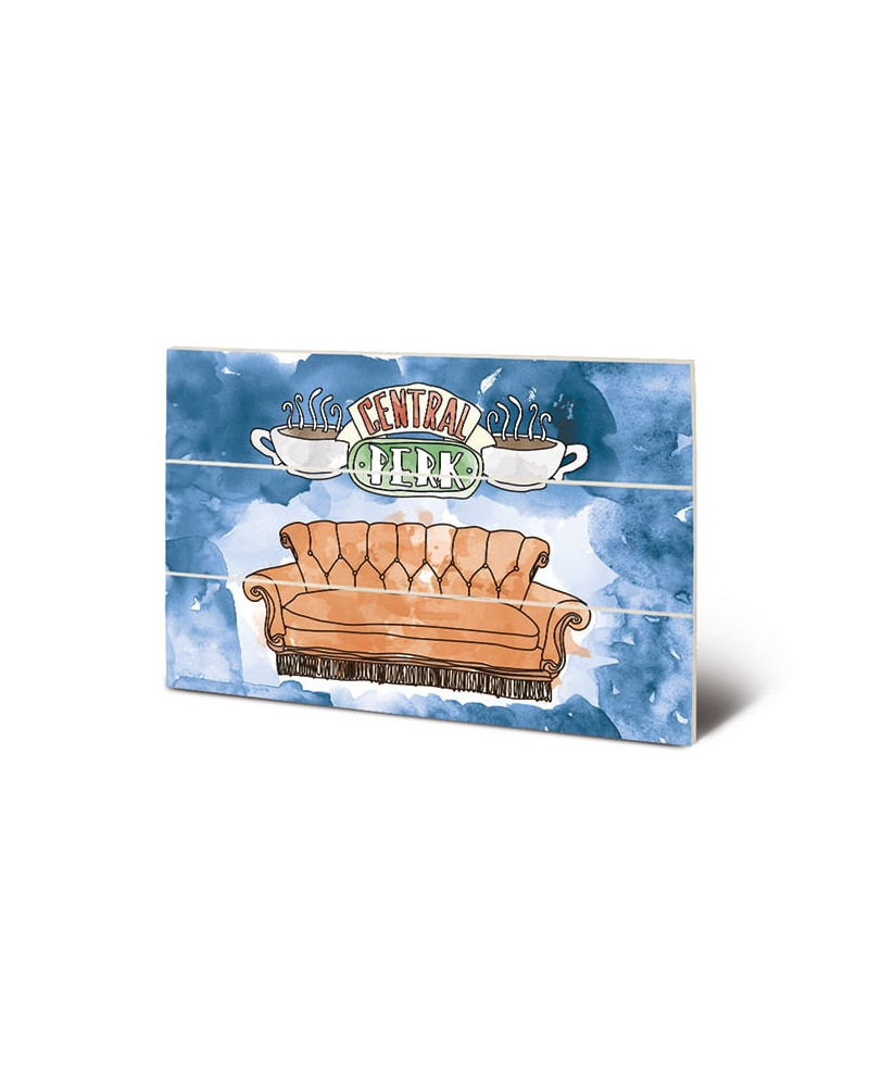 FRIENDS - Wood Print 20x29.5 - Central Perk Sofa