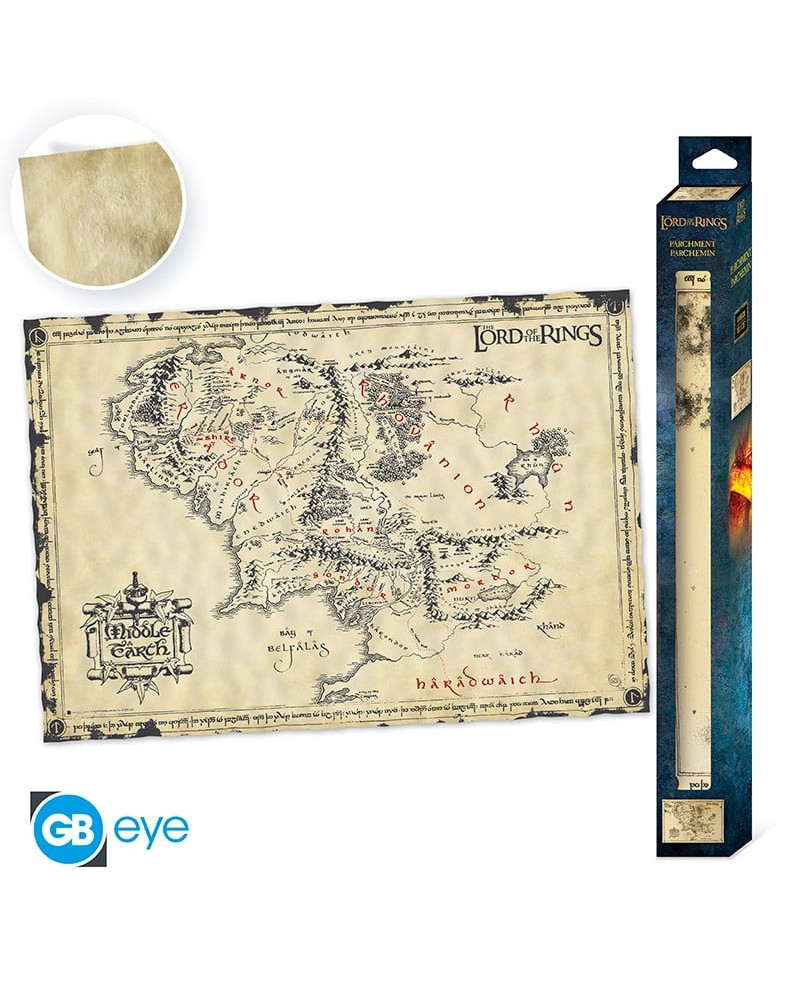 LORD OF THE RINGS - Middle-Earth - Poster Parchment 66x46cm