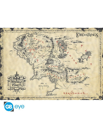 LORD OF THE RINGS - Middle-Earth - Poster Parchment 66x46cm