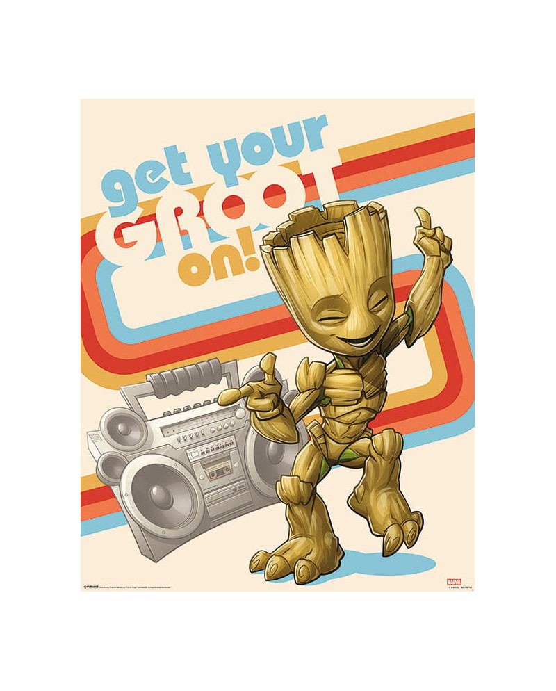MARVEL - Mini Poster 40X50 - Guardian of the Galaxy Get Your Groot On
