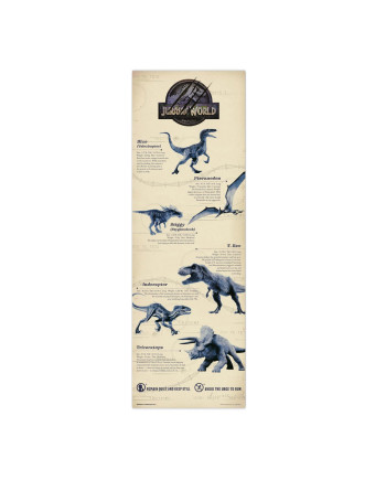 JURASSIC WORLD - Door Poster 53x158 cm