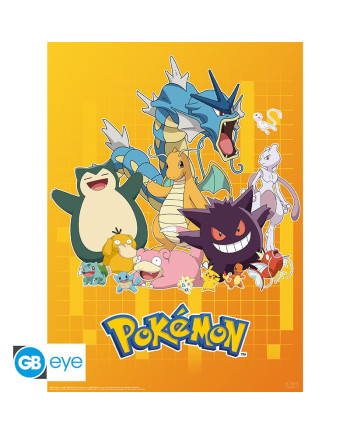 POKEMON - Colourful Characters - Set 2 posters '52x38'