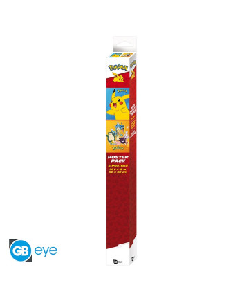 POKEMON - Colourful Characters - Set 2 posters '52x38'