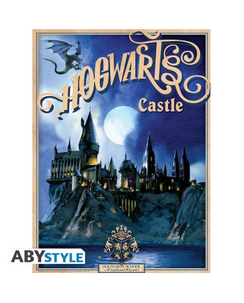 HARRY POTTER - Retro Hogwarts & Diagon Alley - Set 2 posters '52x38'