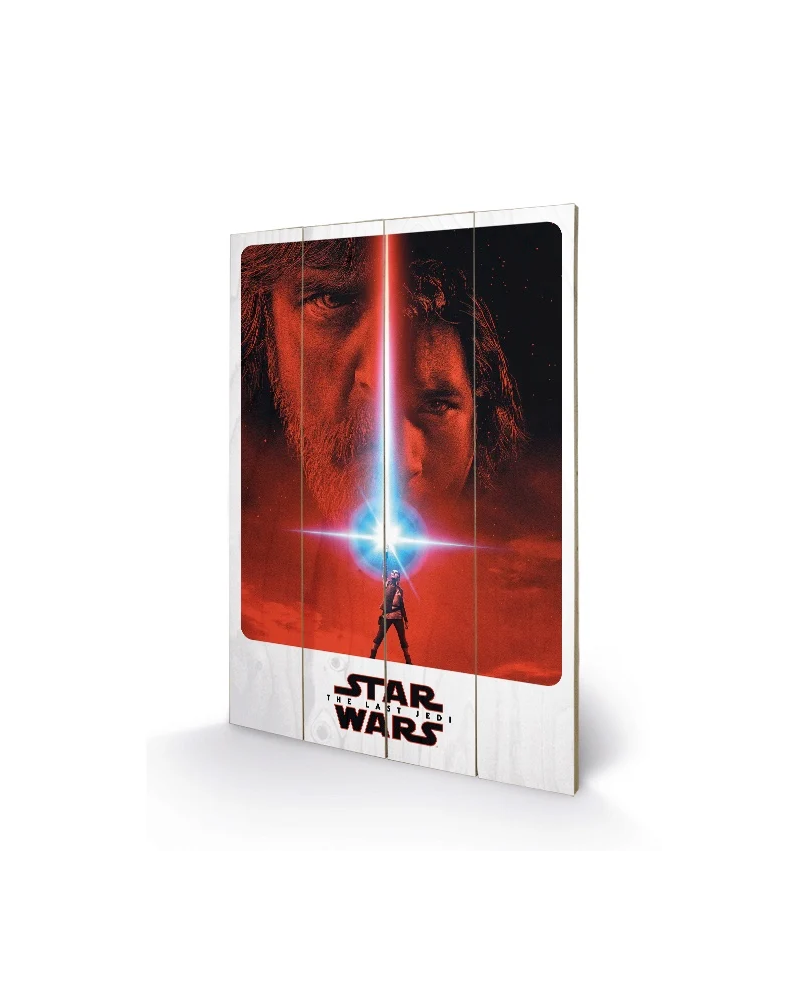 STAR WARS 8 The Last Jedi - Wood Print 40X59 - Teaser
