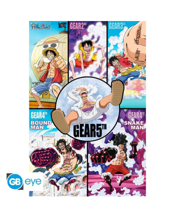 ONE PIECE - History of Gears - Poster 91x61cm