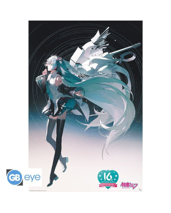HATSUNE MIKU - Happy 16th anniversary Miku - Poster 91x61cm