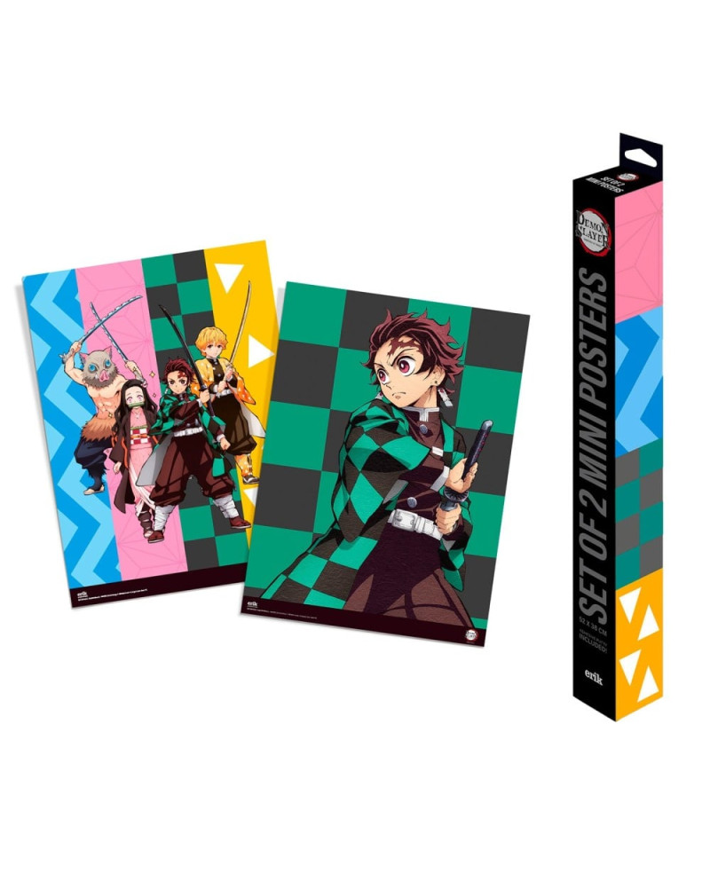 DEMON SLAYER - Set of 2 Mini Posters 38x52cm