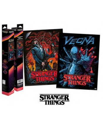STRANGER THINGS - Vecna & Eddie - 2 Posters 52 x 38cm Set