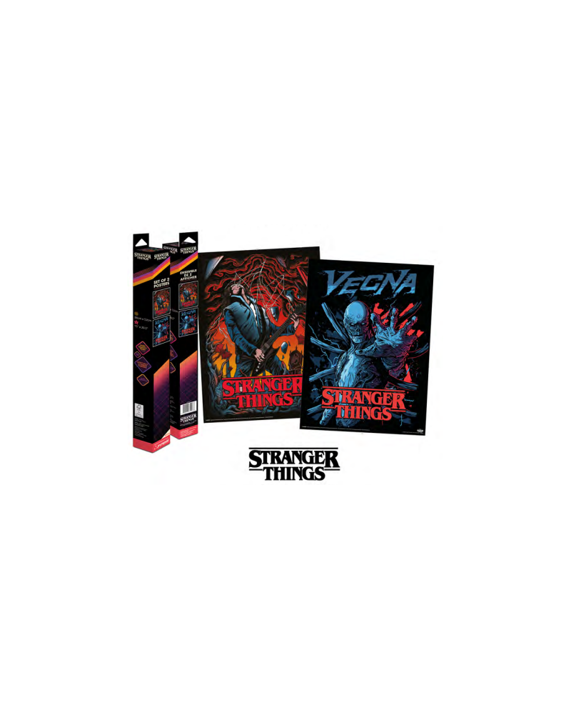 STRANGER THINGS - Vecna & Eddie - 2 Posters 52 x 38cm Set