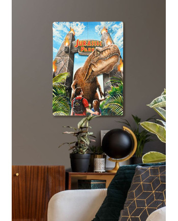 JURASSIC PARK - Gates - 3D WoodArts Poster '30x40cm'
