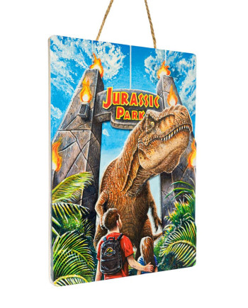 JURASSIC PARK - Gates - 3D WoodArts Poster '30x40cm'