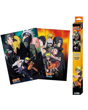 NARUTO - Ninjas - Set 2 posters '52x38'