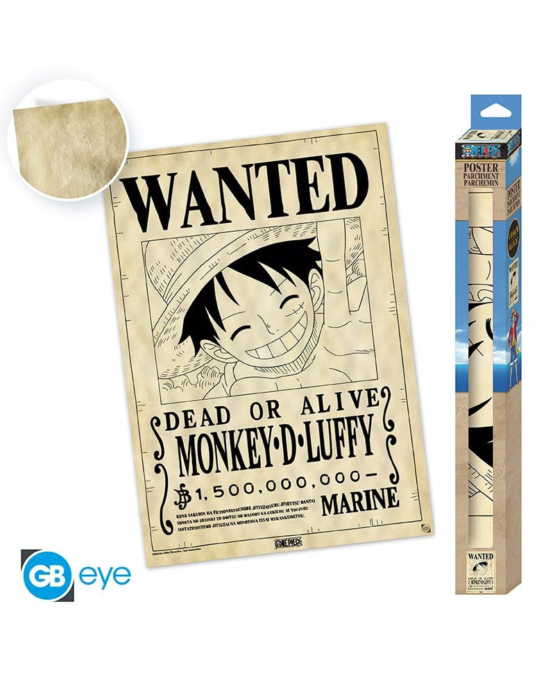 ONE PIECE - Luffy - Poster Parchment 66x46cm