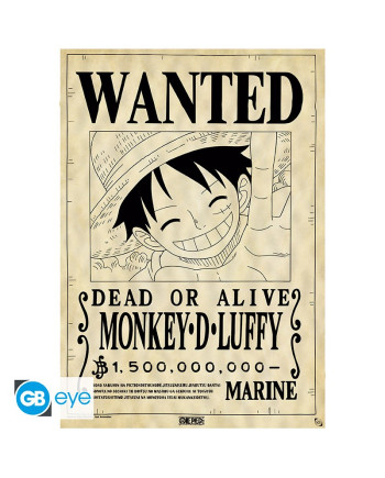 ONE PIECE - Luffy - Poster Parchment 66x46cm