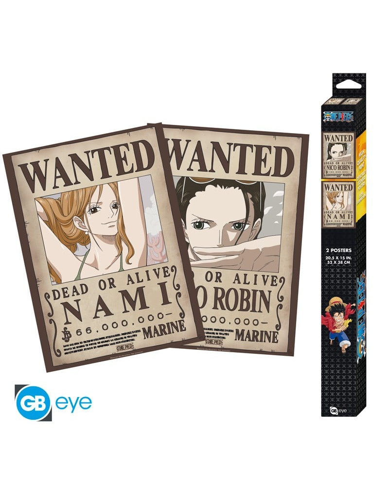 ONE PIECE - Nami & Robin - Set 2 posters '52x38'