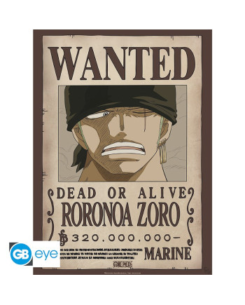 ONE PIECE - Wanted Zoro & Sanji - Set 2 posters '52x38'
