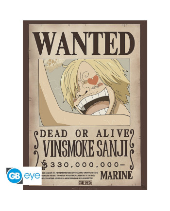 ONE PIECE - Wanted Zoro & Sanji - Set 2 posters '52x38'