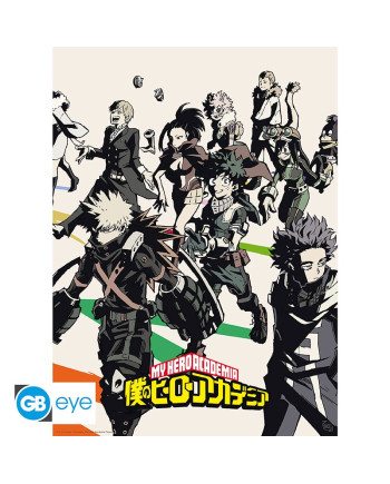 MY HERO ACADEMIA - Héros / Villains - Set 2 posters '52x38'