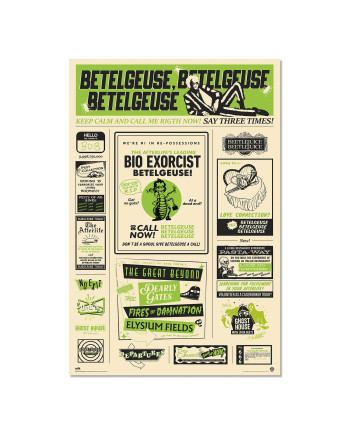 BEETLEJUICE - Newspaper - Poster 61 x 91cm