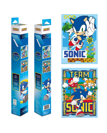 SONIC - Green Hill - 2 Posters 52 x 38cm Set