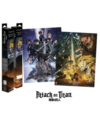 ATTACK ON TITAN - Final Season - 2 Posters 52 x 38cm Set