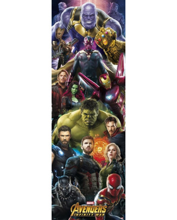 AVENGERS - Infinity War - Door Poster 53x158 cm