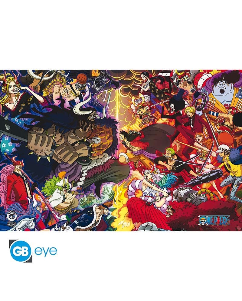 ONE PIECE - 1000 logs Final Fights - Poster 91x61cm