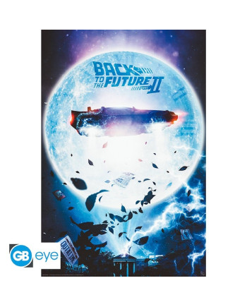 BACK TO THE FUTURE - Flying Delorean - Poster 91x61cm