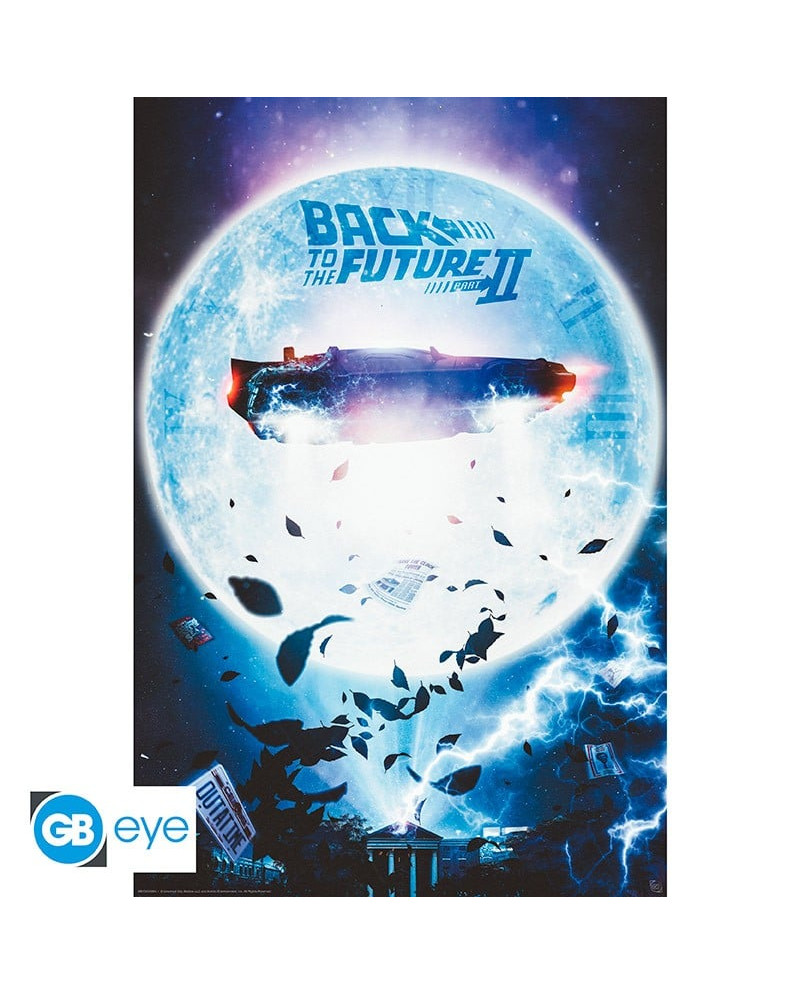 BACK TO THE FUTURE - Flying Delorean - Poster 91x61cm