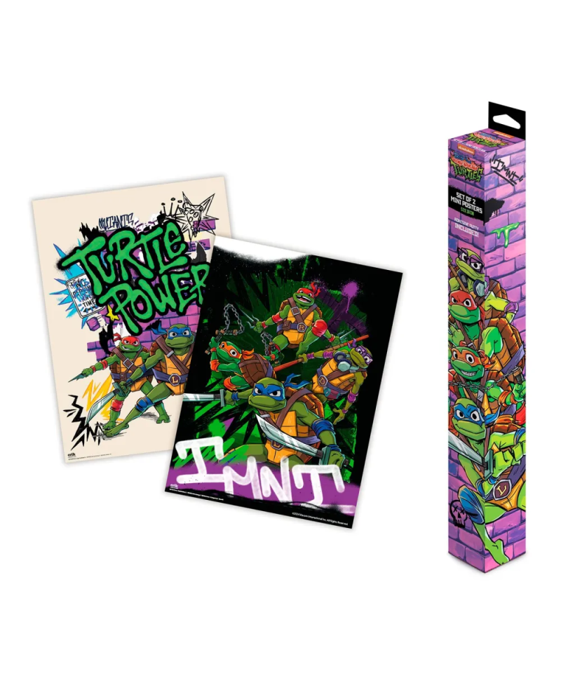 TEENAGE MUTANT NINJA TURTLES - Set of 2 Mini Posters 38x52cm