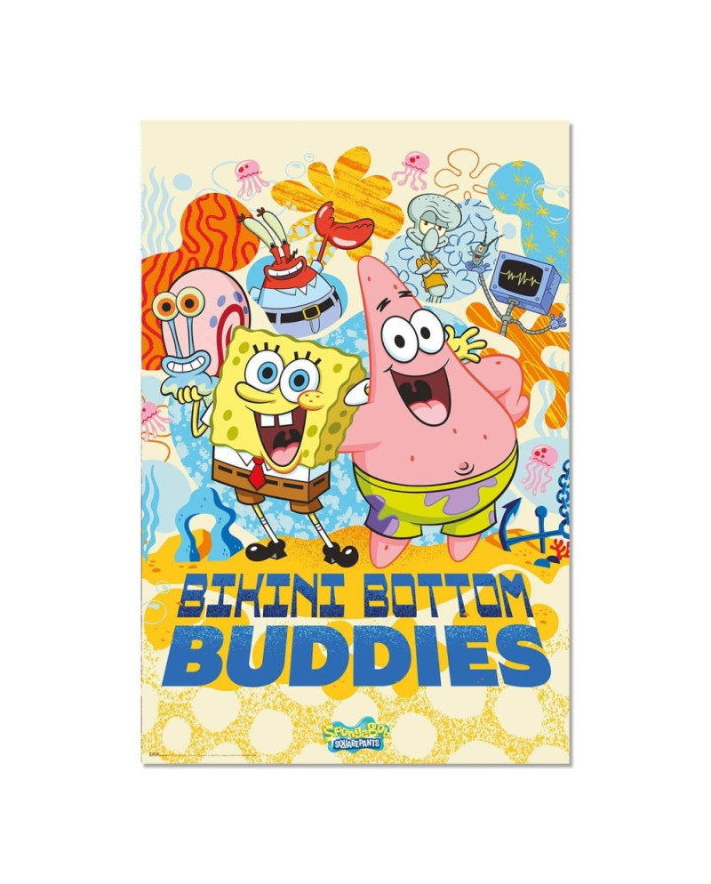 SPONGE BOB - Bikini Bottom Buddies - Poster 61 x 91cm