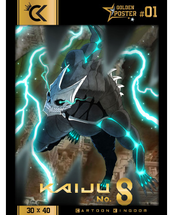 KAIJU NO. 8 - Golden Poster 30x40cm