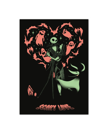 NIGHTMARE BEFORE XMAS - 'Gow in the Dark' Poster 50x70cm