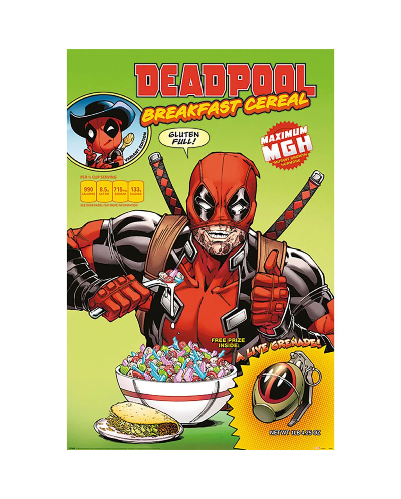 DEADPOOL - Cereal - Poster 61x91cm