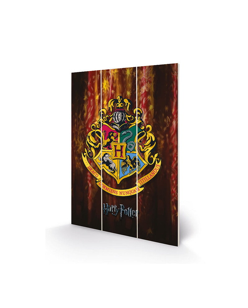 HARRY POTTER - Wood Print 20x29.5 - Hogwarts Crest