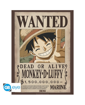 ONE PIECE - Wanted Luffy & Ace - Set 2 posters '52x38'