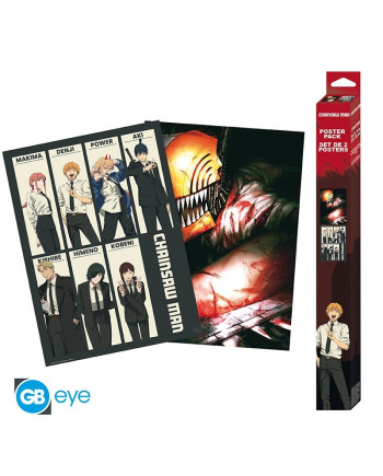 CHAINSAW MAN - Devil Hunters - Set 2 posters '52x38'