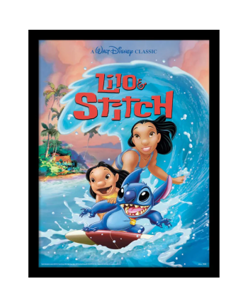 LILO & STITCH - Surf - 3D Lenticular Poster 26x20cm