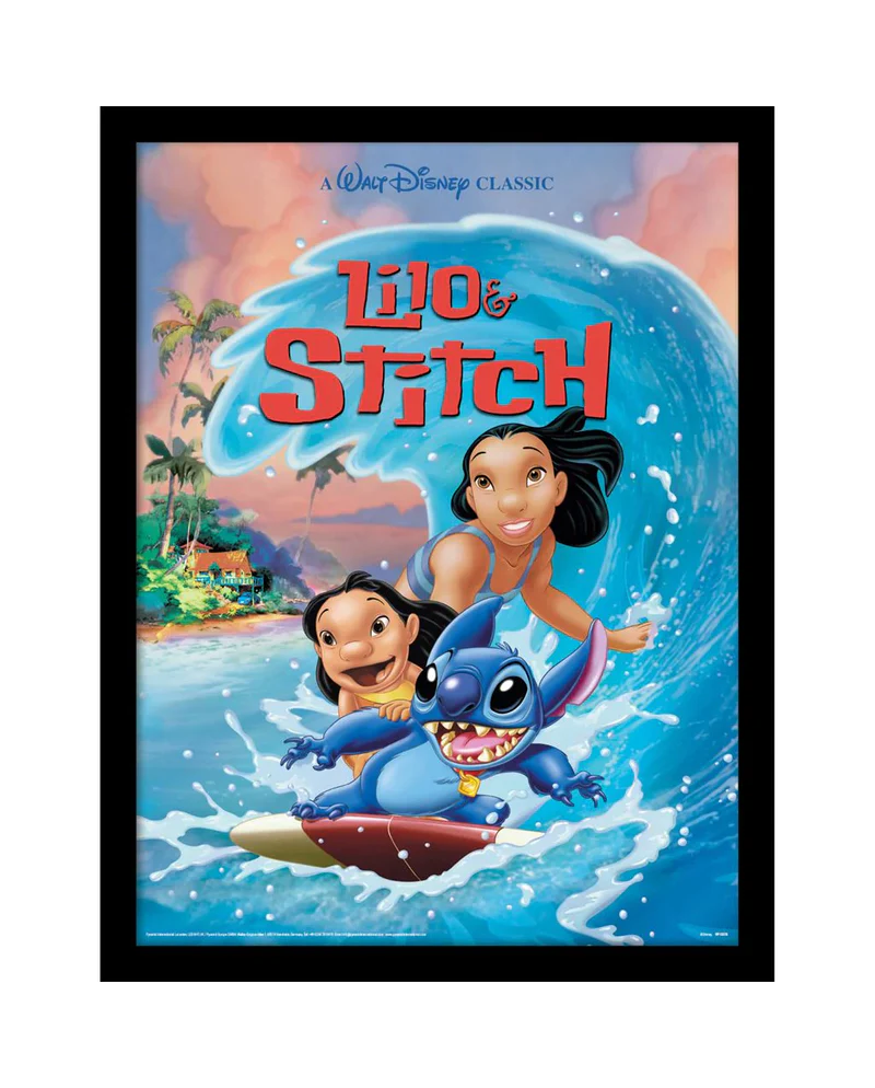 LILO & STITCH - Surf - 3D Lenticular Poster 26x20cm