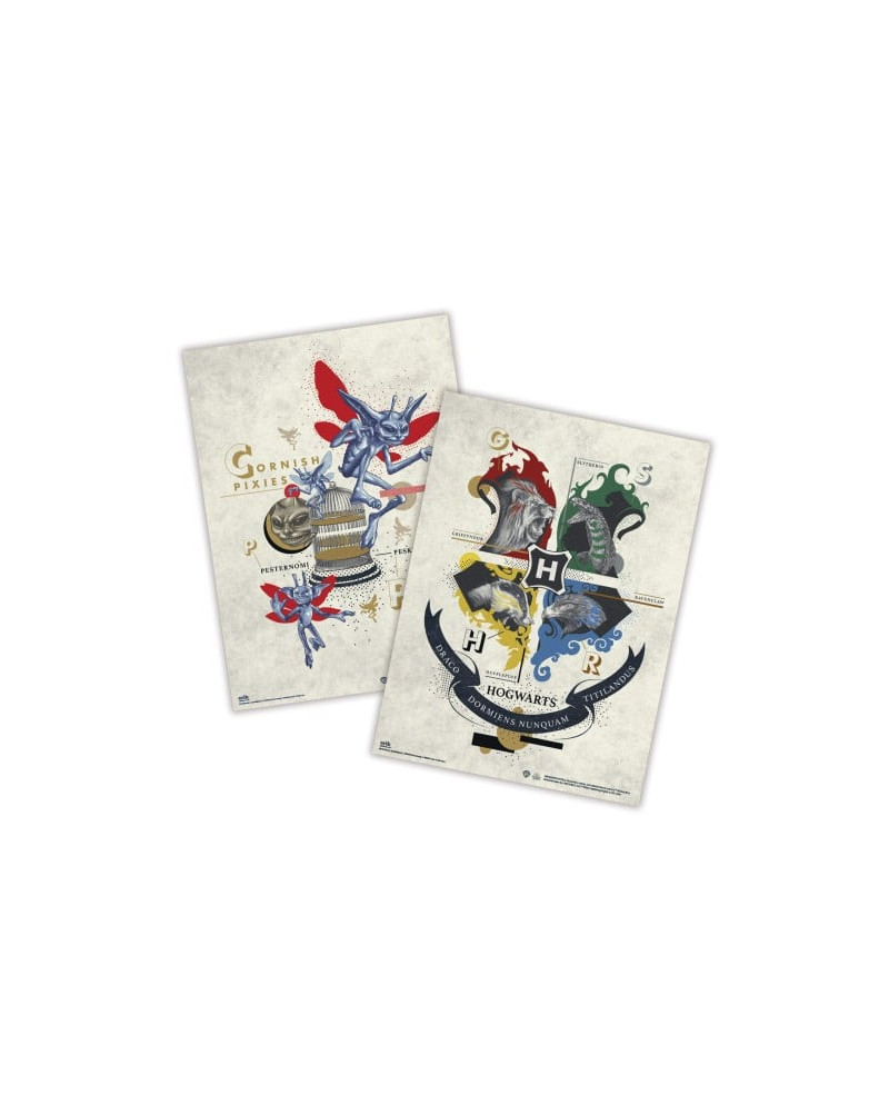HARRY POTTER - Set of 2 Mini Posters 38x52cm