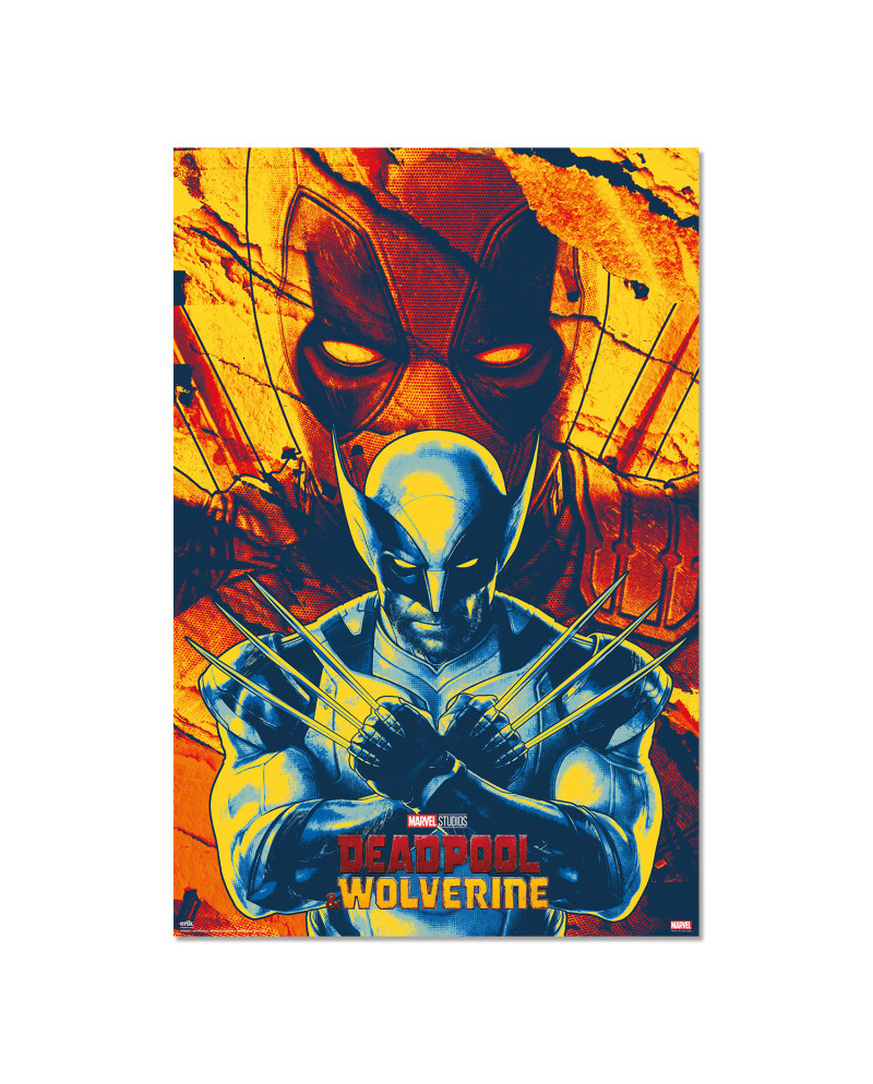DEADPOOL & WOLVERINE - Retro - Poster 61 x 91cm