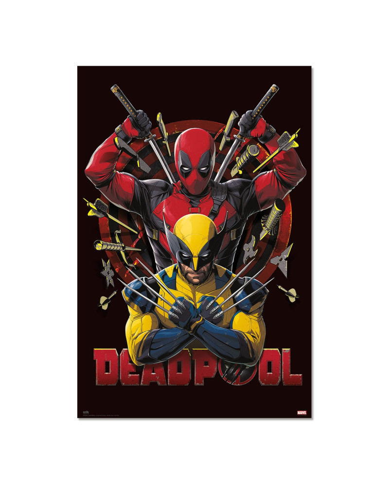 DEADPOOL & WOLVERINE - Fight - Poster 61 x 91cm