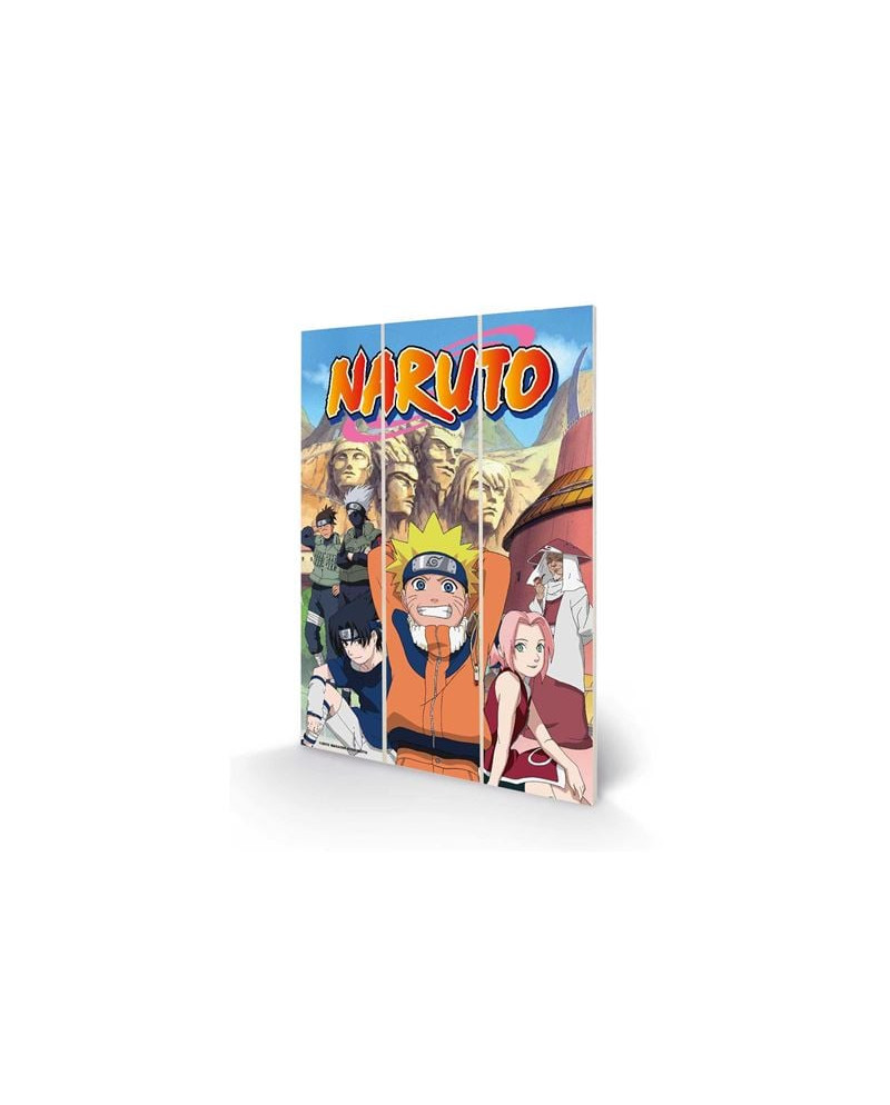 NARUTO - The Hidden Leaf Village - Wood Print 20x29.5cm