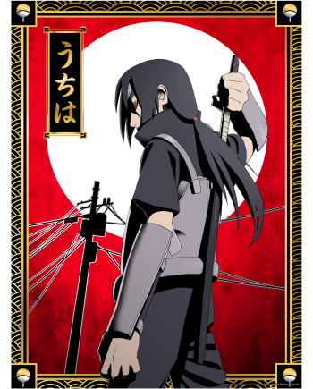NARUTO SHIPPUDEN - Itachi - Golden Poster 30x40cm