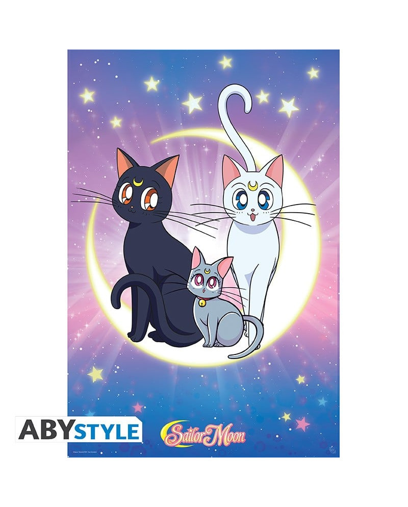 SAILOR MOON - Luna, Artemis & Diana - Poster 91x61cm